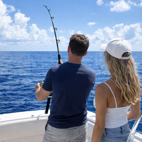 Ciprus, mélytengeri horgászat, egyéni program, horgásztúra, hajós horgászat, tengeri élmény, sporthorgászat, exkluzív kirándulás, nyaralás, privát program.